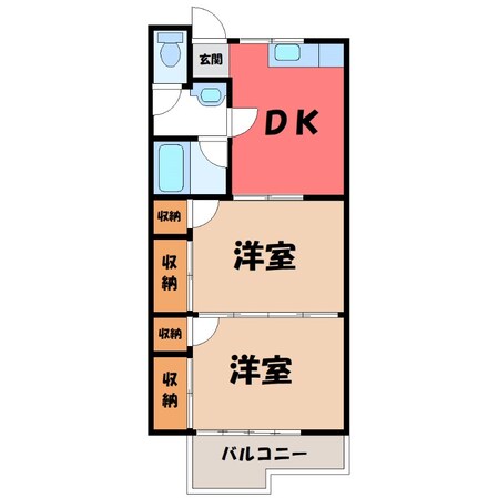 アリシアの物件間取画像